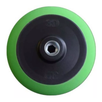 3D Backing Plate 5 Pulgadas Rosca M14 Para Maquinas Rotativas