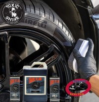 Toxic Shine Dark Fluid cubiertas galon