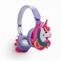 AURICULAR DE VINCHA INALAMBRICO DE UNICORNIO TK-688D HEADSET