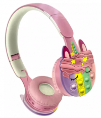 AURICULAR DE VINCHA INALAMBRICO DE POPIT UNICORNIO TK-688A HEADSET