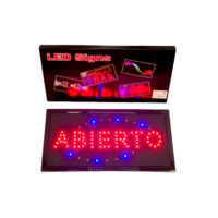 CARTEL LED ABIERTO