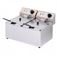 Freidora Industrial 16lts. FRYER 8+8 Moretti