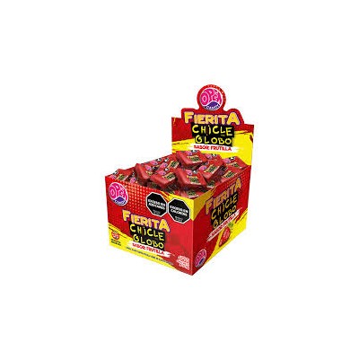 CHICLE FIERITA FRUTILLA X100 UNID