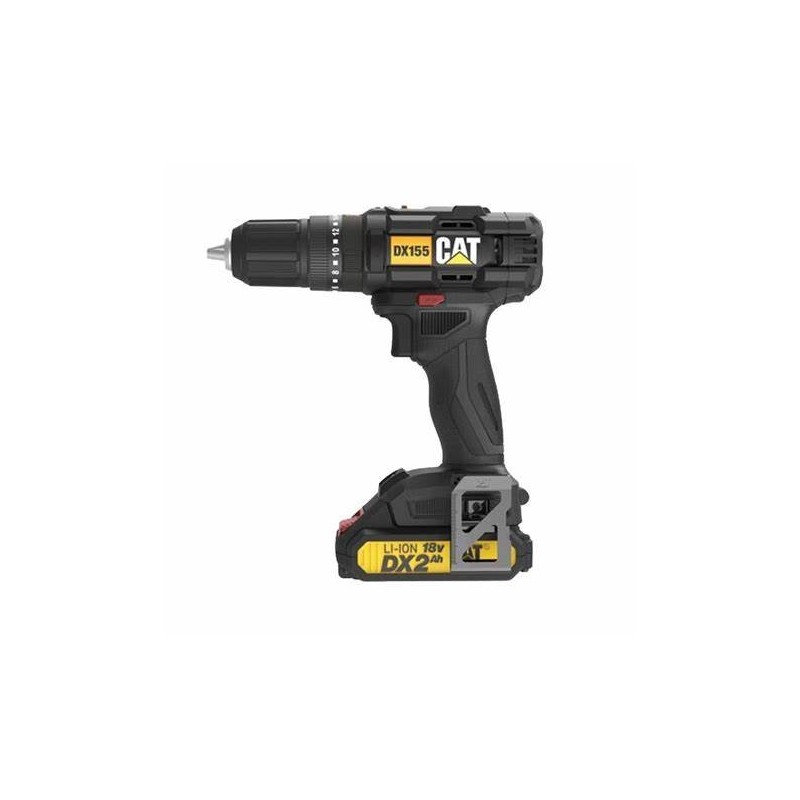 Taladro Atornillador con Percusion  18 V   Batería 2 Ah + Cargador + Maletín