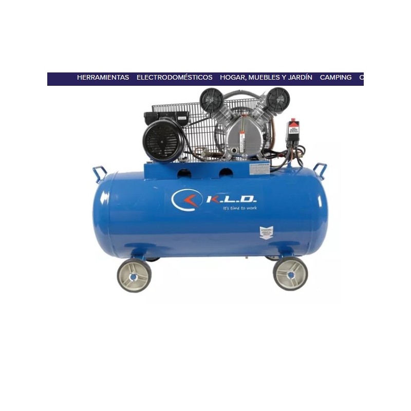 Compresor 150L  3.0 HP  Motor bicilíndrico