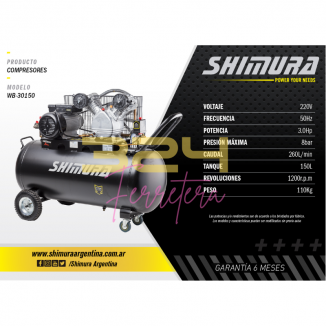 COMPRESOR SHIMURA 100...