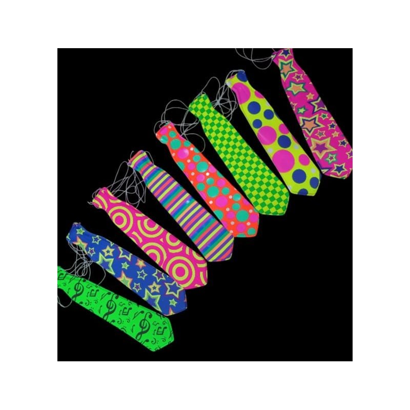 Corbatas x 12 plastico
