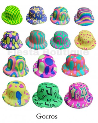 Gorro estampados x 12 unidades