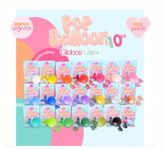 Globos standard 10" .50u