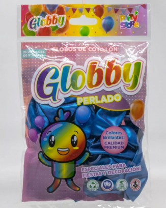 Globo Perlado GLOBY 1 paq de 25 u