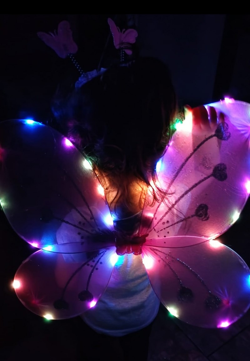 ALITAS DE MARIPOSA CON LUZ...xU
