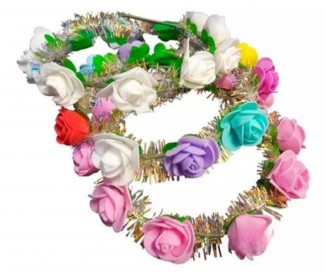 Coronas de FLORES CON LUZ X...