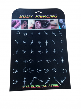 Piercing 1 paq de 42u