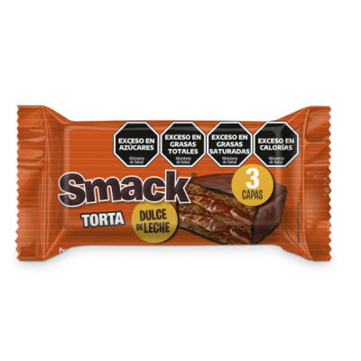 TORTA SMACK RELLENA DE DULCE DE LECHE 24x70G