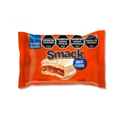 Alfajor Blanco Smack Dulce de Leche