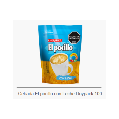 CEBADA POCILLO CON LECHE DOYPACK 10*100G