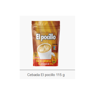 CEBADA POCILLO 12*115G