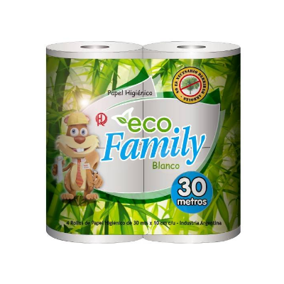 ECO FAMILY PAPEL HIGIENICO...