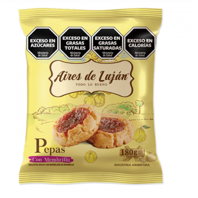 PEPAS AIRES DE LUJAN 15*180GR