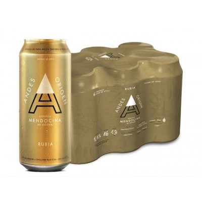 andes rubia pack x 6