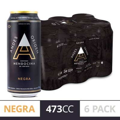 andes negras pack x 6