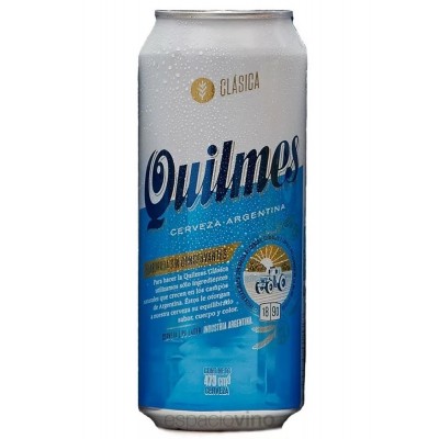 quilmes rubia lata x 473