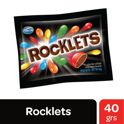 CHOCOLATE ARCOR ROCKLETS X 40GR