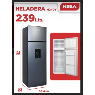 HELADERA NEBA 239L
