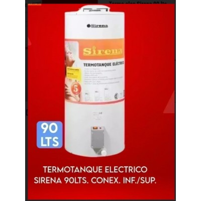 TERMO ELÉCTRICO SIRENA 90L