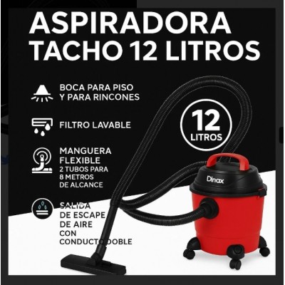 ASPIRADORA DINAX TACHO 12L