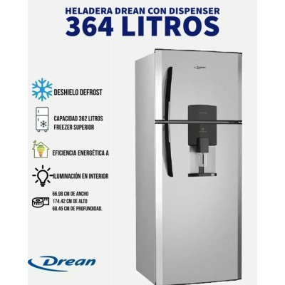 HELADERA DREAN 364L