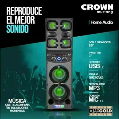 BAFLE CROWN MUSTANG 2X6.5 AWAY