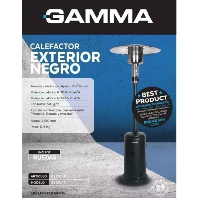 CALEFACTOR EXTERIOR HONGO...