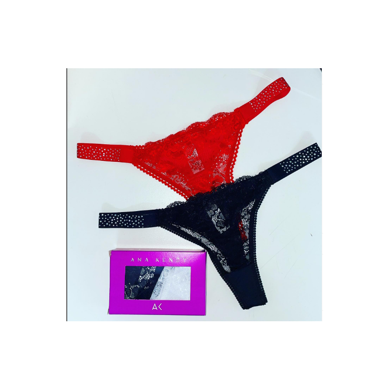 ANA KENDY PACK X 2 LESS C/TIRAS BRILLO