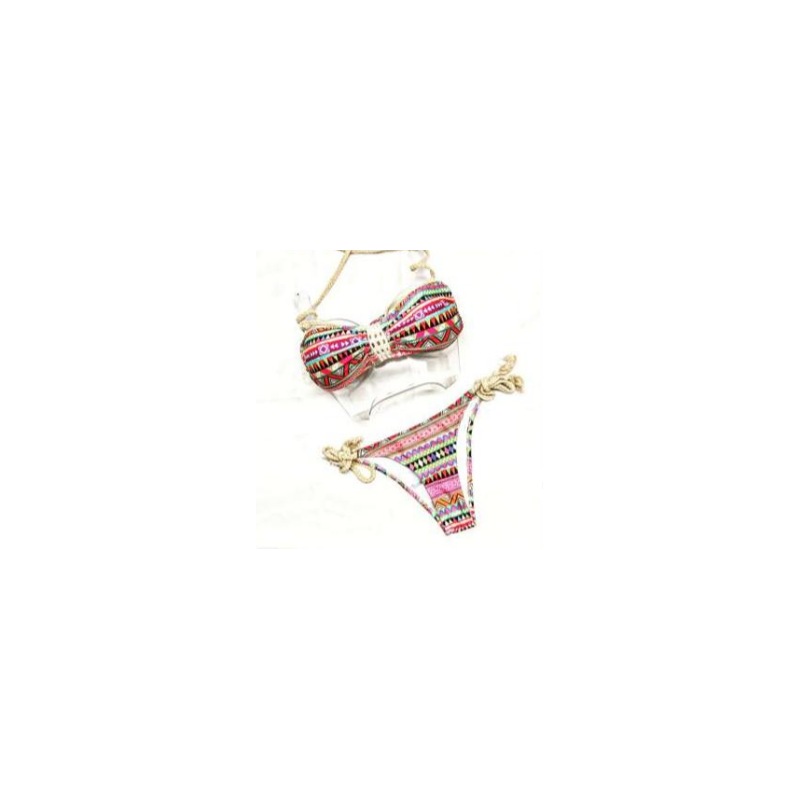 Bikini Malla 2 piezas con crochet