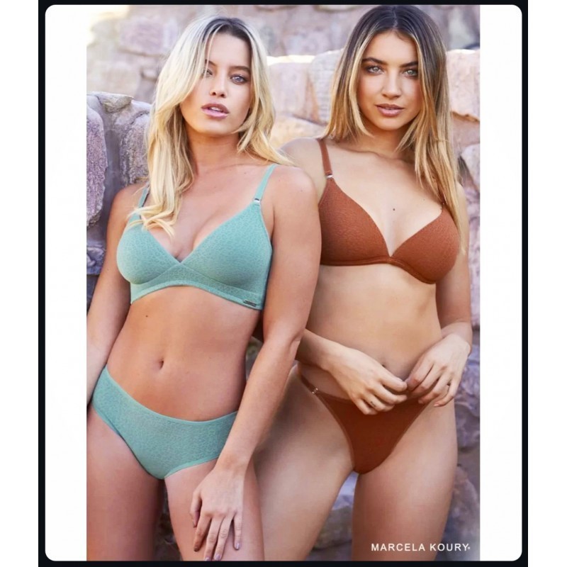 Conjunto de Triángulo de microtul culotte Less