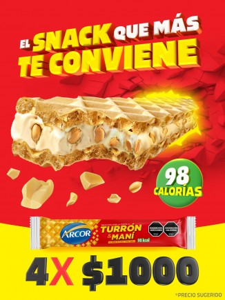 Turron Mani Promo x4