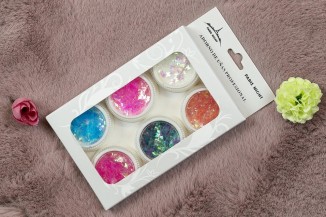 GLITTER TRANSLUCIDO HOJAS 6