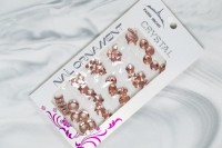 CRISTAL VARIA FORMA CHAMPAN ROSA