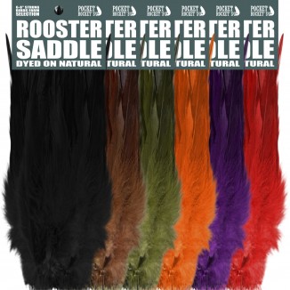 6-8'' STRUNG ROOSTER SADDLE...
