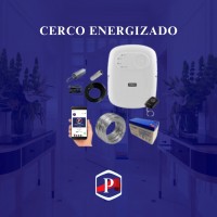 Cerco Electrico Kit Intebras Wifi 10m Controlador Con Control Remoto Alambre Y Accesorios