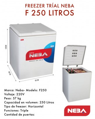 Freezer Neba 250l
