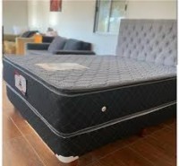Sommier 2 plazas doble pillow con respaldo