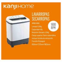 Lava secadora Kanji Home 1.600 rpm