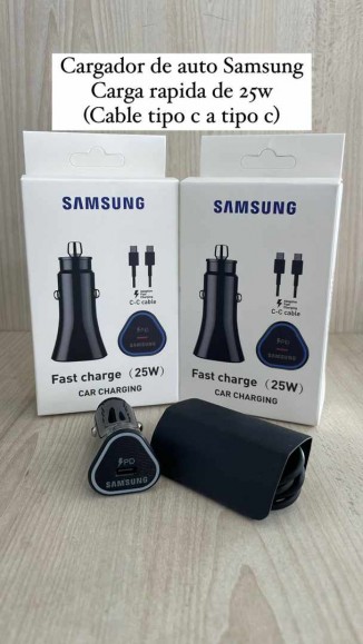 Cargador de auto 25w +...