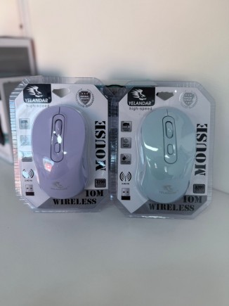 Mouse Inalámbrico color pastel