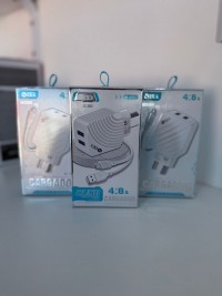 Cargador Ibek V8 (entradas Usb x 2)
