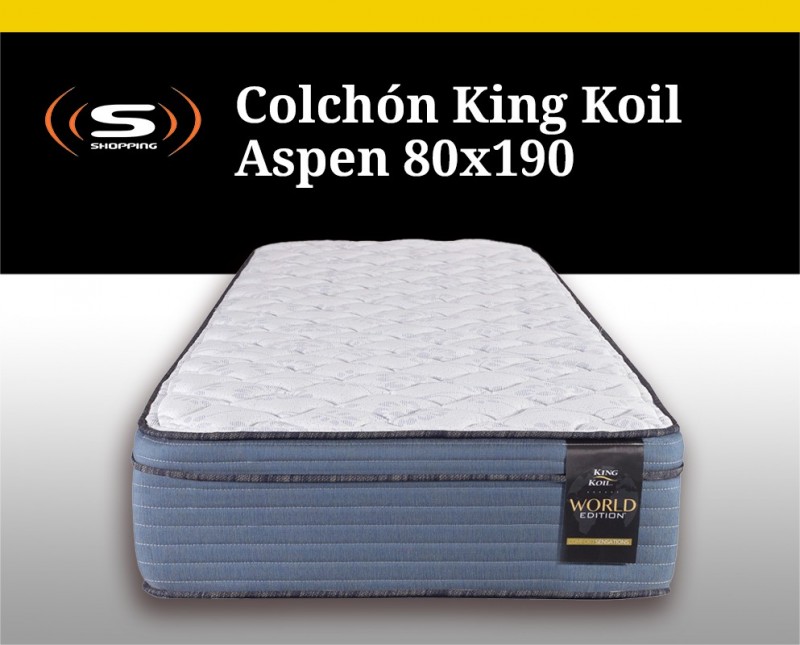 Colchón King Koil Aspen - 1 plaza (80x190)
