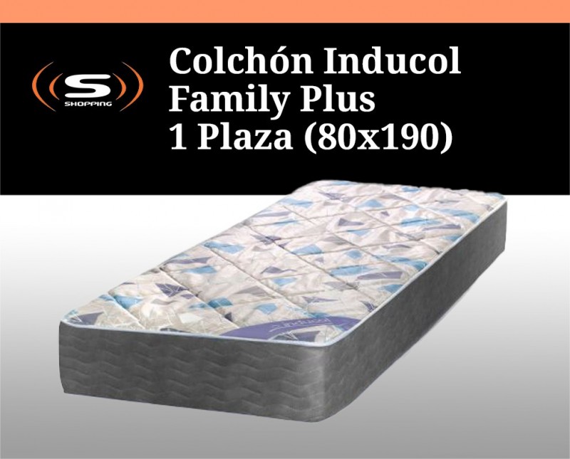 Colchón Inducol Family Plus 1 Plaza (80x190)