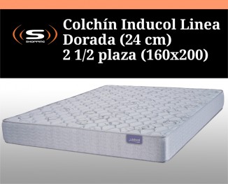 Colchon Inducol Linea Dorada (24 cm) 2 1/2 plaza (160x200)